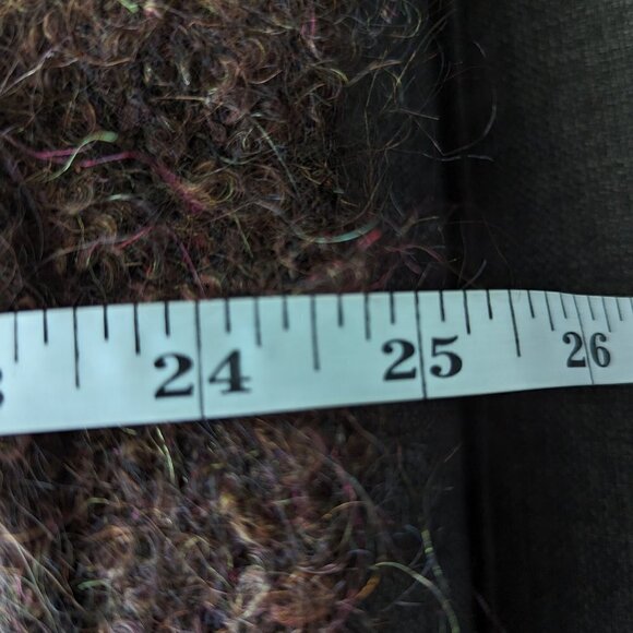 Vintage Pianoforte di Max Mara Brown Mohair and Wool Jacket with Gold Buttons - Picture 8 of 13